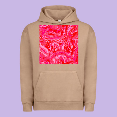 Valentines Day Marble Seamless Pattern Urban Hoodie Designed By Bundleandbundleshop