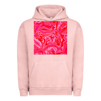 Pigment Salmon valentines day marble seamless pattern Urban Hoodie - BundleAndBundleShop