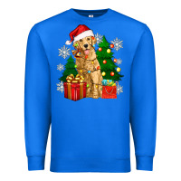 True Royal christmas golden dog Premium Sweatshirt - Zillion Design Studio