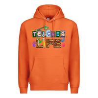 Carrot teacher life Premium Hoodie - AdoDesignShop