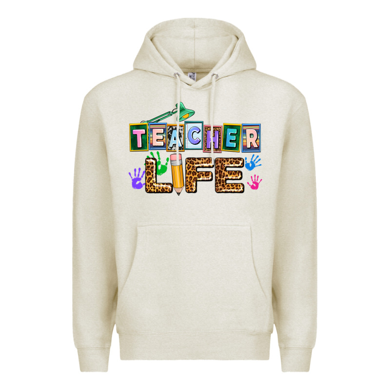 Teacher Life Premium Hoodie by AdoDesignShop | Teevron