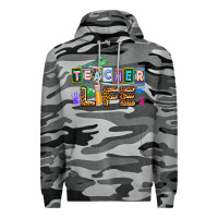 Slate Camo teacher life Premium Hoodie - AdoDesignShop