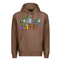 Chestnut teacher life Premium Hoodie - AdoDesignShop