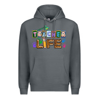 Rock teacher life Premium Hoodie - AdoDesignShop