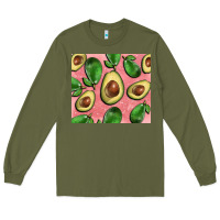 Army Green avacado pink tumbler Long Sleeve Tee - BarkalooDesign