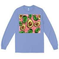 Colony Blue avacado pink tumbler Long Sleeve Tee - BarkalooDesign