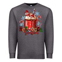 Charcoal Heather hot cocoa  season Premium Sweatshirt - Zillion Design Studio