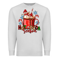 Dove Grey hot cocoa  season Premium Sweatshirt - Zillion Design Studio