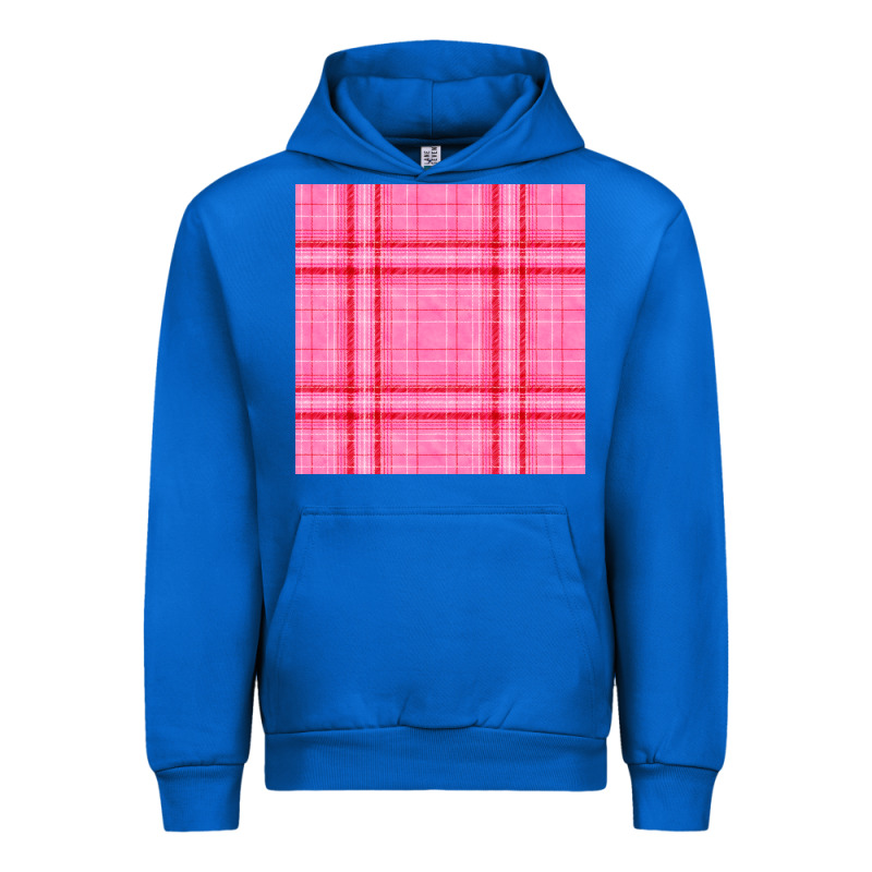 Valentines Day Plaid Seamless Pattern Urban Hoodie by BundleAndBundleShop | Teevron