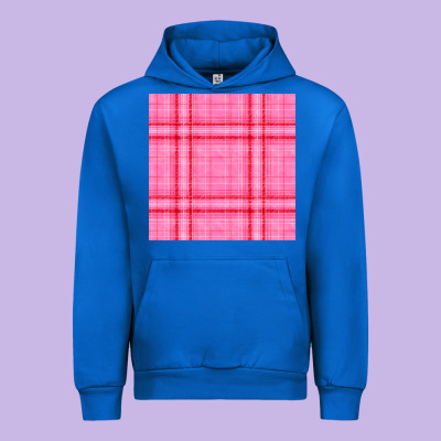 Valentines Day Plaid Seamless Pattern Urban Hoodie Designed By Bundleandbundleshop
