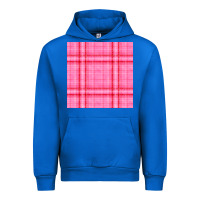Cobalt valentines day plaid seamless pattern Urban Hoodie - BundleAndBundleShop