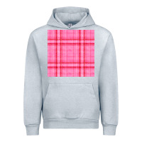 Heather Grey valentines day plaid seamless pattern Urban Hoodie - BundleAndBundleShop