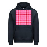 Navy valentines day plaid seamless pattern Urban Hoodie - BundleAndBundleShop