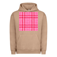 Pigment Burro valentines day plaid seamless pattern Urban Hoodie - BundleAndBundleShop