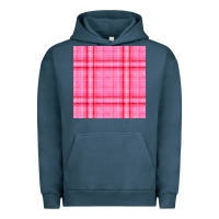 Pigment Midnight Navy valentines day plaid seamless pattern Urban Hoodie - BundleAndBundleShop