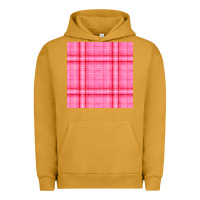 Pigment Peanut Butter valentines day plaid seamless pattern Urban Hoodie - BundleAndBundleShop