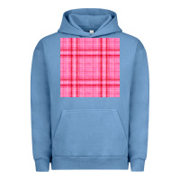 Pigment Pebble Blue valentines day plaid seamless pattern Urban Hoodie - BundleAndBundleShop