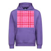 Tulip valentines day plaid seamless pattern Urban Hoodie - BundleAndBundleShop