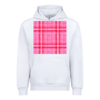 White valentines day plaid seamless pattern Urban Hoodie - BundleAndBundleShop