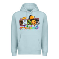Blue Mist teacher chaos coordinator Premium Hoodie - AdoDesignShop
