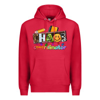 Cardinal teacher chaos coordinator Premium Hoodie - AdoDesignShop