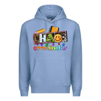 Colony Blue teacher chaos coordinator Premium Hoodie - AdoDesignShop