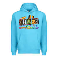 Ocean Blue teacher chaos coordinator Premium Hoodie - AdoDesignShop