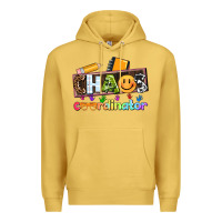 Antique Gold teacher chaos coordinator Premium Hoodie - AdoDesignShop