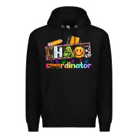 Black teacher chaos coordinator Premium Hoodie - AdoDesignShop