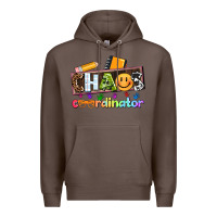 Coffee teacher chaos coordinator Premium Hoodie - AdoDesignShop