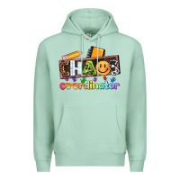 Seafoam teacher chaos coordinator Premium Hoodie - AdoDesignShop