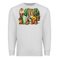 Dove Grey camp life Premium Sweatshirt - RanaPortraitStore