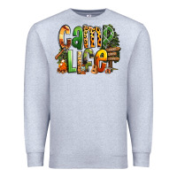 Heather Grey camp life Premium Sweatshirt - RanaPortraitStore