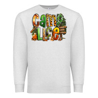 Oatmeal Heather camp life Premium Sweatshirt - RanaPortraitStore