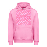 Fuchsia Pink valentines day heart seamless pattern Urban Hoodie - BundleAndBundleShop