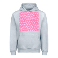 Heather Grey valentines day heart seamless pattern Urban Hoodie - BundleAndBundleShop