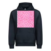 Navy valentines day heart seamless pattern Urban Hoodie - BundleAndBundleShop