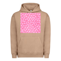 Pigment Burro valentines day heart seamless pattern Urban Hoodie - BundleAndBundleShop