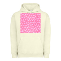 Pigment Pistachio valentines day heart seamless pattern Urban Hoodie - BundleAndBundleShop