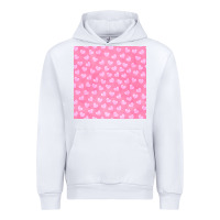 White valentines day heart seamless pattern Urban Hoodie - BundleAndBundleShop