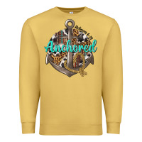 Antique Gold anchored hebrews 6 19 Premium Sweatshirt - texasbilliewilder