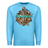 Ocean Blue anchored hebrews 6 19 Premium Sweatshirt - texasbilliewilder