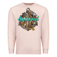Pale Pink anchored hebrews 6 19 Premium Sweatshirt - texasbilliewilder