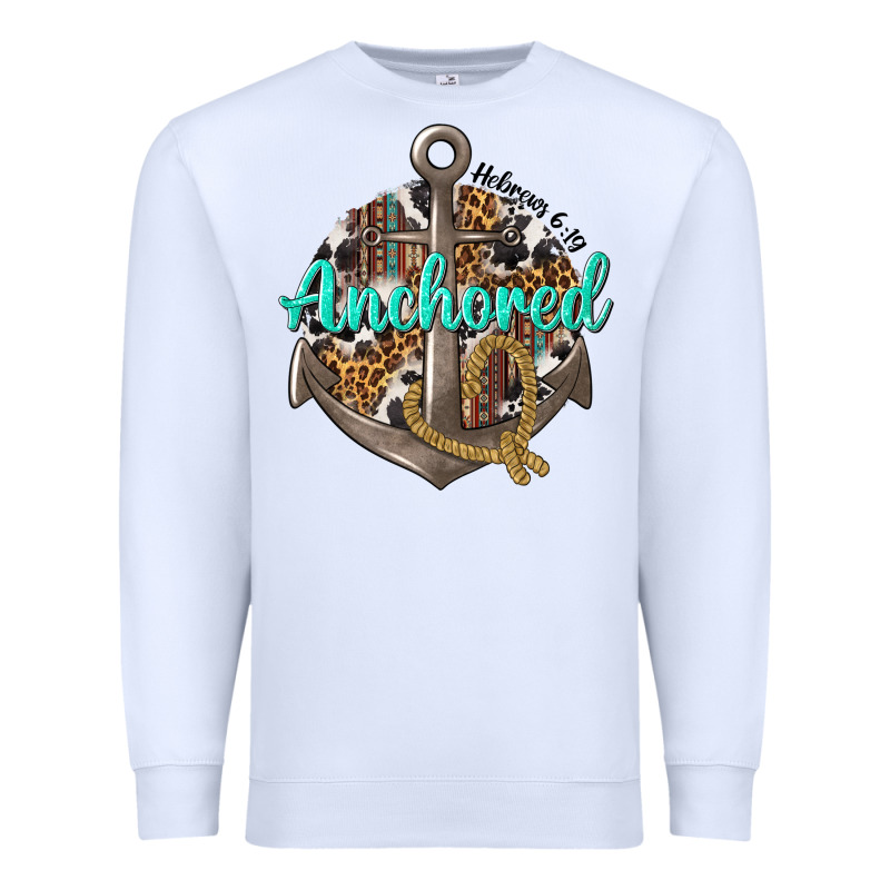 Anchored Hebrews 6 19 Premium Sweatshirt by texasbilliewilder | Teevron