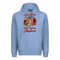 Colony Blue Christmas life is better with a german shepherd Premium Hoodie - JahusDesignShop