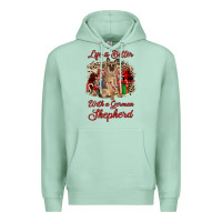 Seafoam Christmas life is better with a german shepherd Premium Hoodie - JahusDesignShop