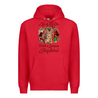 Red Christmas life is better with a german shepherd Premium Hoodie - JahusDesignShop