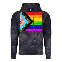 Cloud Black pride flag Vintage Hoodie - AdoDesignShop