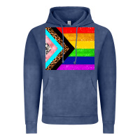 Vintage Denim pride flag Vintage Hoodie - AdoDesignShop
