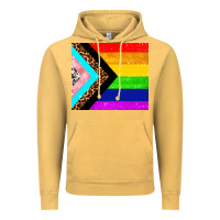 Vintage Mustard pride flag Vintage Hoodie - AdoDesignShop